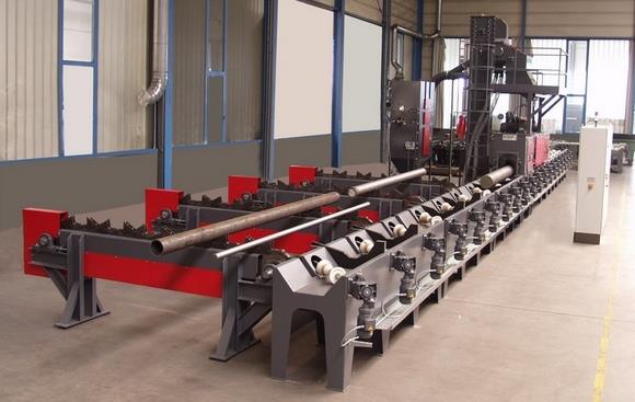 管材、棒材、圓鋼、鋼筋通過式拋丸機